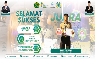 Tarung Sengit di Banyu Langit Rustic, Rafie Fahlavi Raih Perak Boxing Gresik Fight Day Vol VI