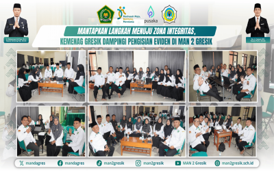 Mantapkan Langkah Menuju Zona Integritas, Pendampingan dan Pengisian Eviden Digelar Bersama Kemenag Gresik