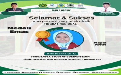 Debi Pradita Raih Medali Emas dalam Brawijaya Student Competition 2025