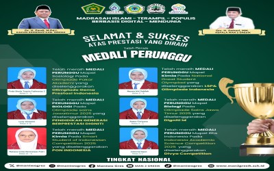 Enam Siswa MAN 2 Gresik Raih Medali Perunggu di Ajang Nasional