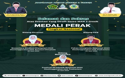 Prestasi Gemilang Siswa MAN 2 Gresik di Ajang Olimpiade dan Festival Akademik Nasional