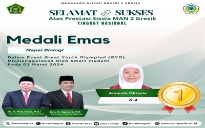 Amanda Oktavia Raih Medali Emas dalam Great Youth Olympiad (GYO)