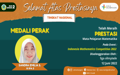 SANDRA EMILIA SAFITRI KEMBALI RAIH PRESTASI DALAM INDONESIA MATHEMATICS COMPETITION 2022