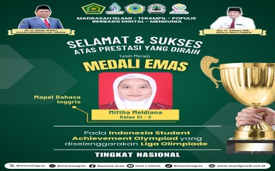 Miftha Meldiana Raih Medali Emas dalam Indonesia Student Achievement Olympiad