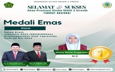 Prestasi Gemilang Siswa MAN 2 Gresik dalam Prestige-Olimpiade Sains Pemuda Indonesia