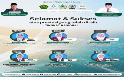 Prestasi Gemilang Siswa MAN 2 Gresik di Berbagai Ajang Kompetisi Nasional