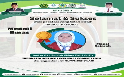 Audya Ayu Ba’aish Chiara Putri Sabet Medali Emas dalam Indonesia Science Excellence Competition 2025