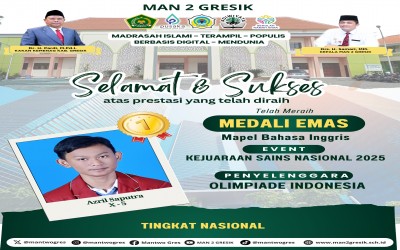 Azril Saputra Raih Medali Emas dalam Kejuaraan Sains Nasional 2025