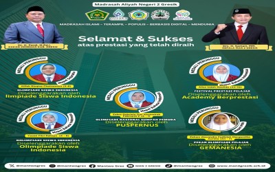 Siswa MAN 2 Gresik Raih Medali Perunggu di Ajang Olimpiade dan Festival Nasional