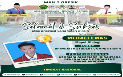 Muhammad Zaenal Ridho Raih Medali Emas di Brawijaya Student Competition 4