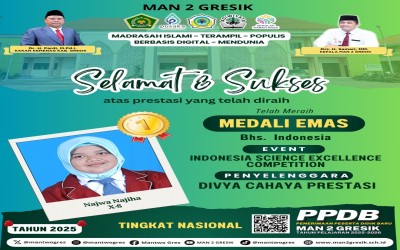 Najwa Najiha Raih Medali Emas dalam Indonesia Science Excellence Competition 2024