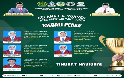 Siswa MAN 2 Gresik Sabet Medali Perak Dalam Olimpiade Nasional