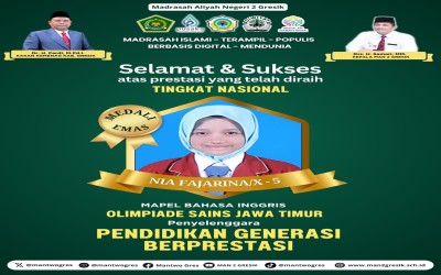 Nia Fajarina Raih Medali Emas dalam Olimpiade Sains Jawa Timur 2024