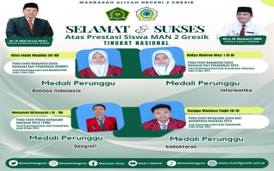 Prestasi Membanggakan Siswa MAN 2 Gresik di Berbagai Ajang Nasional