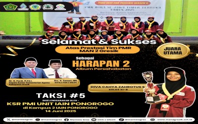 Siswa MAN 2 Gresik Raih Harapan 2 Kategori Album Persahabatan di Ajang TAKSI #5 Jawa Timur