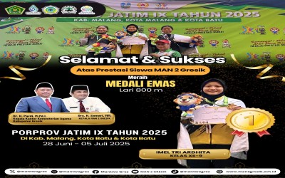 Siswa MAN 2 Gresik Raih Medali Emas di PORPROV Jatim IX 2025