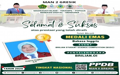 Najwa Najiha Raih Medali Emas dalam Brilian Student Science Competition 2025