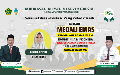 ANDINI AGUSTINA TOREHKAN TINTA EMAS PADA KOMPETISI SAIN INDONESIA