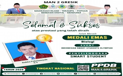 Rakha Febriansyah Sabet Medali Emas dalam Indonesian Smart Students Olympiad 2025