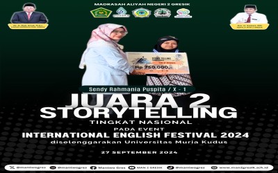 Siswa MAN 2 Gresik Meraih Prestasi Internasional di International English Festival 2024