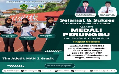 Tim Atletik MAN 2 Gresik Raih Medali Perunggu di Jateng Open 2024