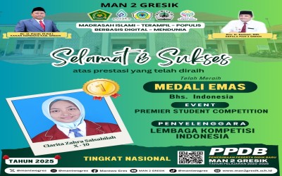 Clarita Zahra Salsabilah Raih Medali Emas dalam Premier Student Competition 2024