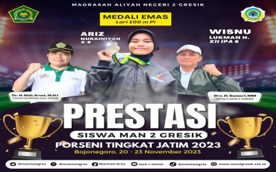 Ariz Nurainiyah Berhasil Raih Emas dalam Lari 100 Meter Putri di Porseni Jawa Timur 2023